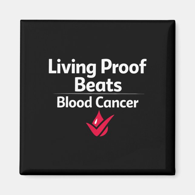 Imã sobrevivente de leucemia linfoma conscientização d (Frente)