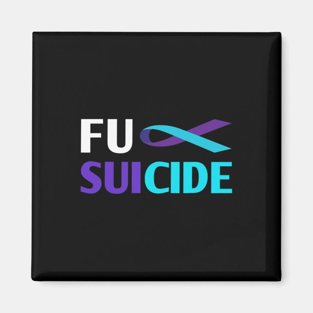 Imã Sobrevivente de suporte à conscientização suicida (Frente)