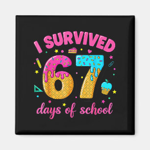Imã Sobrevivi 67 Dias De Escola Sorvete Gotejante Seis