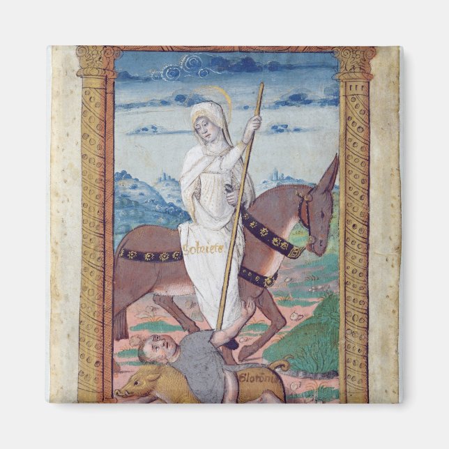 Imã Sobriedade Contra Gluttony (Frente)