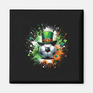 Imã Soccer Byll Leprechaun Hat Irish Shamrock Patricks