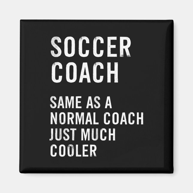 Imã Soccer Coach Definition Funny  (Frente)