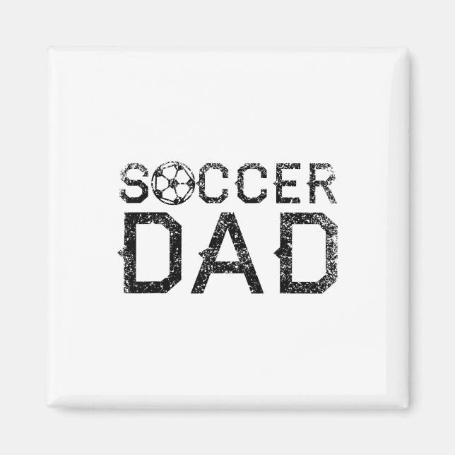 Imã Soccer Dad Player Daddy Father  (Frente)