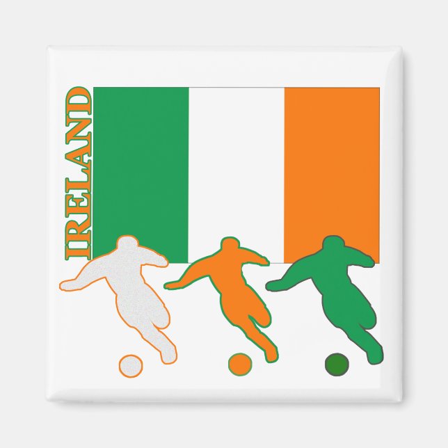 Imã Soccer Irlanda (Frente)