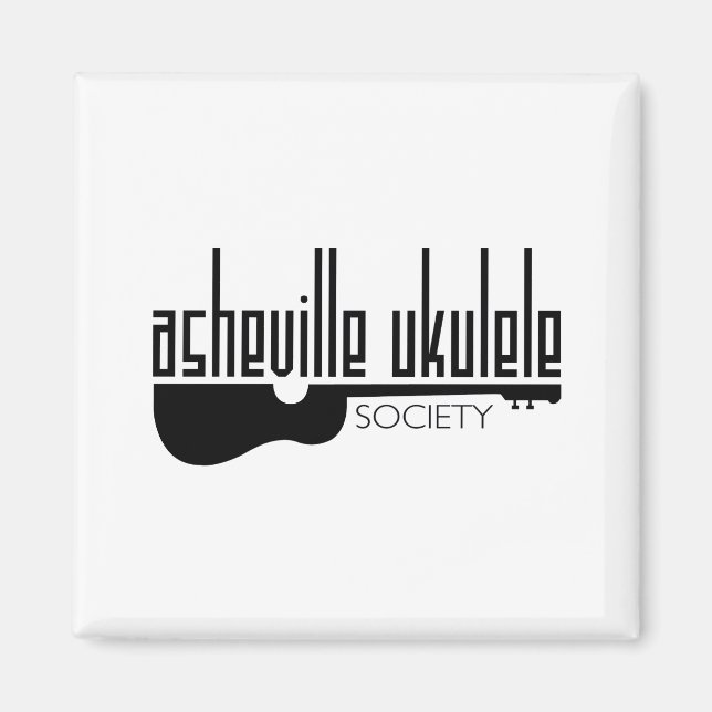 Imã Sociedade Asheville Ukulele (Frente)