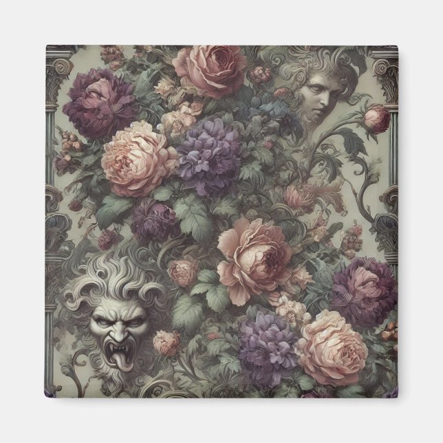 Imã Sociedades Secretas Bloom em Espirais - Gótico (Frente)