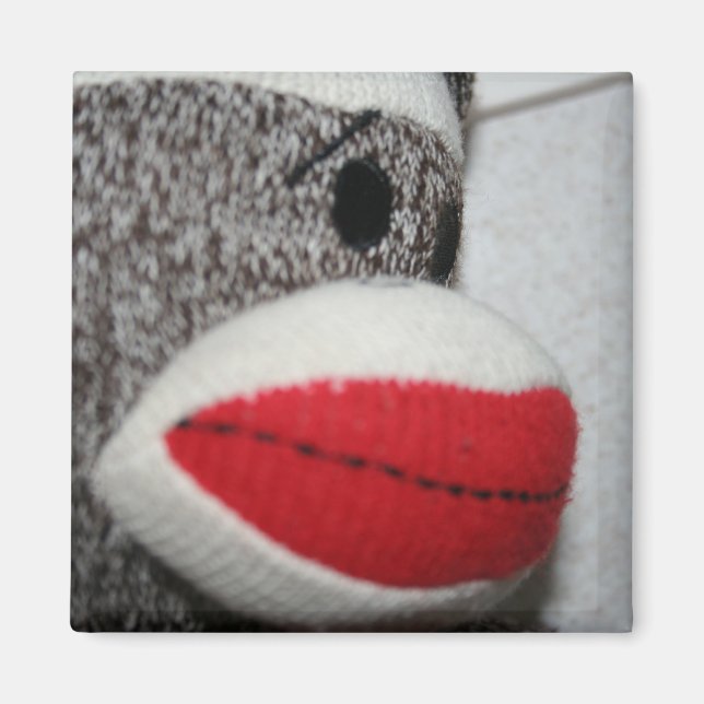 Imã Sock Monkey Magnet (Frente)