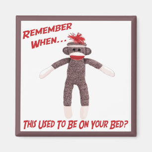 Imã Sock Monkey Magnet