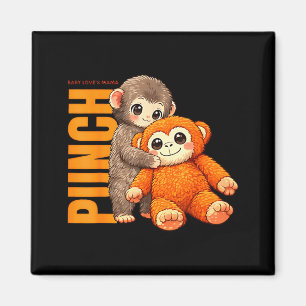 Imã Soco da equipe - soco de macaco bebê