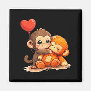 Imã Soco de macaco bebê lindo bebê animal engraçado gr