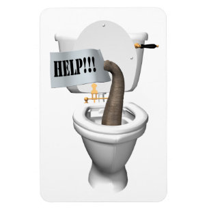 Ímã Socorro! Preso no Toilet