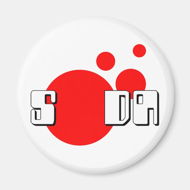 Imã SODA Japonês (Frente)