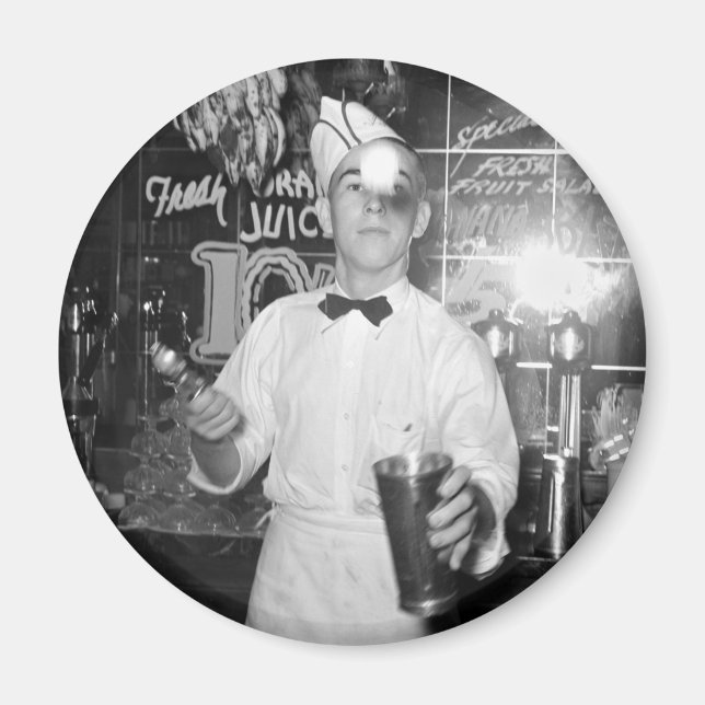 Imã Soda Jerk, anos 30 (Frente)