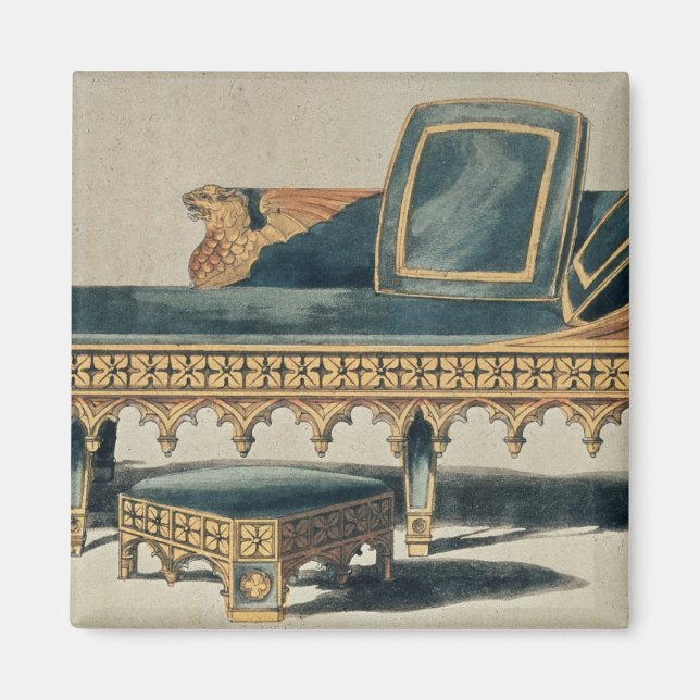 Imã Sofa Gótico do Repositório de Artes (Frente)