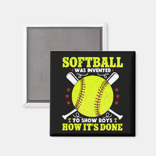 Imã Softball foi inventado para mostrar a meninos como