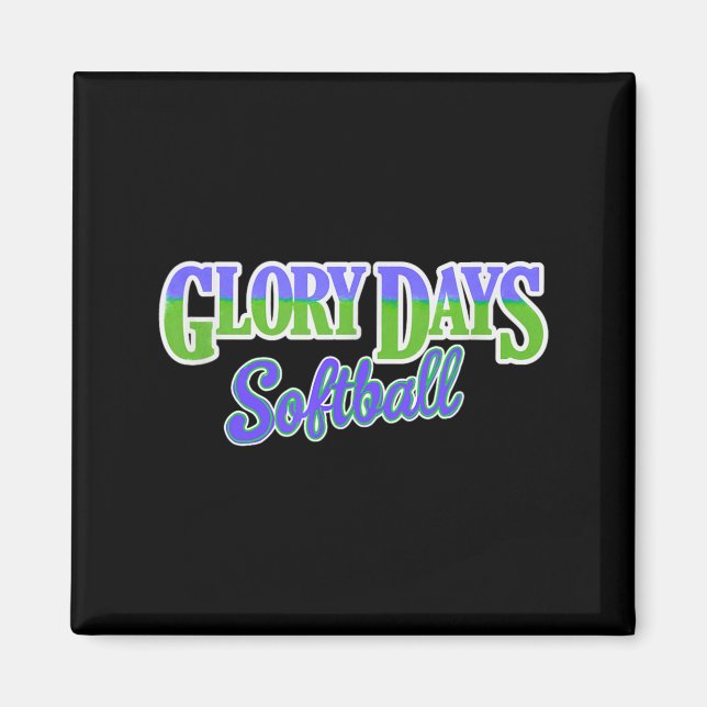 Imã Softbol Dias de Glória (Frente)