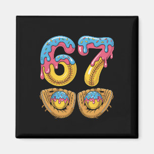 Imã Softll 67 - Gotejamento de Sorvete 67 Meme Diverti