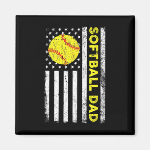 Imã Softll Pai Bandeira Americana Distressed Dia dos P