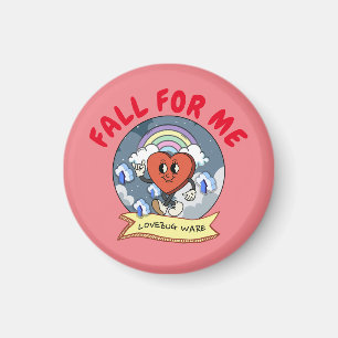 Imã Software lovebug personalizado de namorados