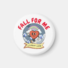 Imã Software lovebug personalizado de namorados