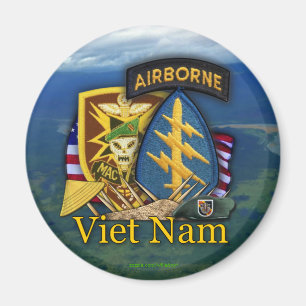 Imã sog Vietnam Magne do macv das boinas verdes de