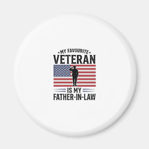 Imã Sogra Veterano Citação Patriótica Vintage Desi
