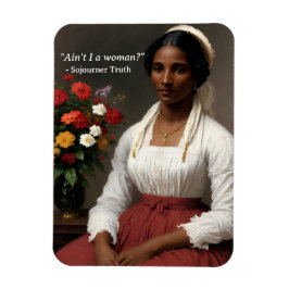 Ímã Sojorner Truth Não sou uma mulher Arte Original