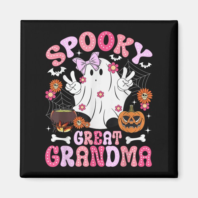 Imã Soky Great Grandma Halloween Great Grandmother Gro (Frente)