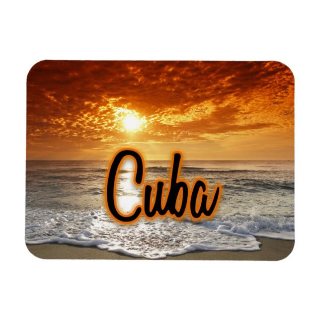 Ímã Sol de Cuba (Horizontal)