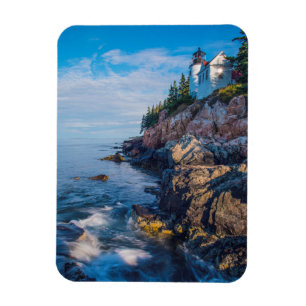 Ímã Sol De Manhã No Farol De Bass Harbor