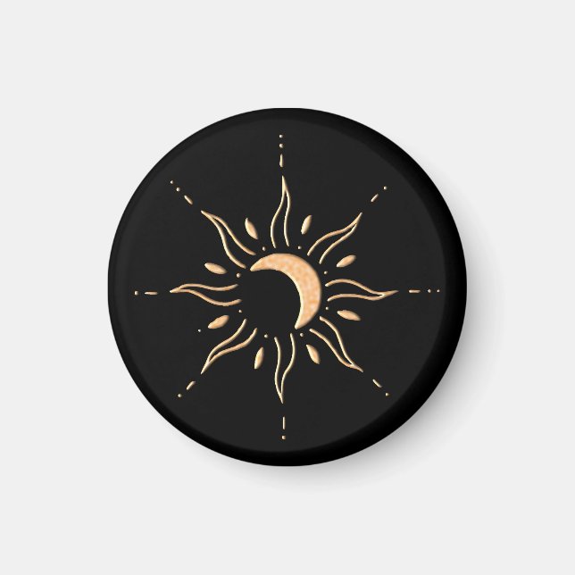 Imã Sol Dourado  (Frente)