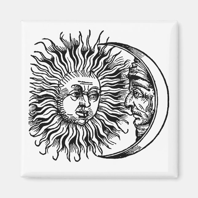 Imã Sol e lua medievais (Frente)