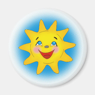 Imã Sol feliz - ímã