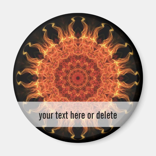 Imã Sol flamejante (Frente)