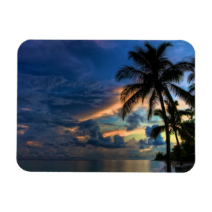 Ímã Sol no paraíso tropical das Bahamas