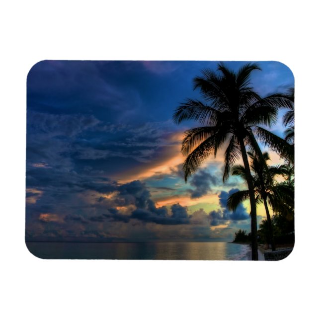Ímã Sol no paraíso tropical das Bahamas (Horizontal)
