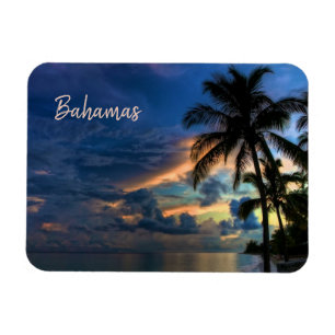 Ímã Sol no paraíso tropical das Bahamas