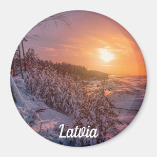 Imã Sol por cima do ímã da costa da neve
