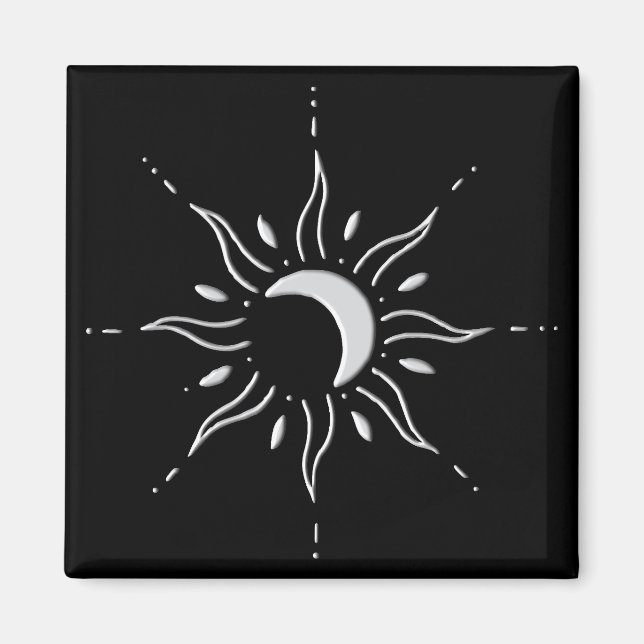 Imã Sol Prateado  (Frente)