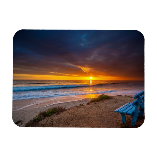 Ímã Sol sobre o Oceano Pacífico (Horizontal)