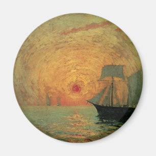 Imã Sol Vermelho por Maxime Maufra, Impressionismo Vin