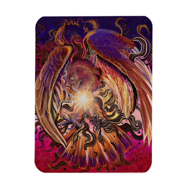 Ímã Solar Burst Hawk (Vertical)