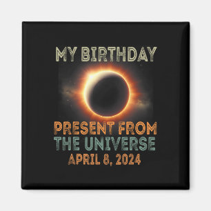 Imã Solar Eclipse 2024 Aniversário Presente 4.8.24 Tot