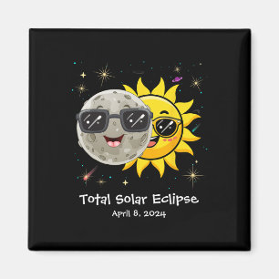 Imã Solar Eclipse 2024 Cute Solar Eclipse Kids Boys Gi