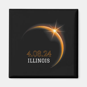 Imã Solar Eclipse 2024 Illinois Totality Primavera 4.0