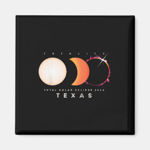 Imã Solar Eclipse 2024 Texas Total Eclipse America Gra