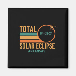 Imã Solar Eclipse Arkansas, 8 de abril de 2024 Totalid