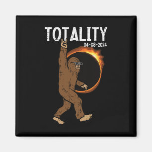 Imã Solar Eclipse Bigfoot Rock Totality 04.08.2024 Men