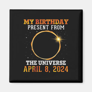 Imã Solar Eclipse Meu Aniversário Presente Dos Univers
