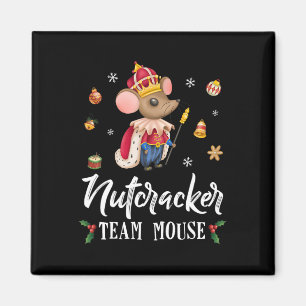 Imã Soldado da dança de Natal do Time Mouse Nutcracker